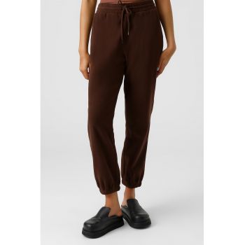 Pantaloni sport relaxed fit din fleece