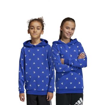 adidas bluza copii U BLUV HD cu glugă, modelator