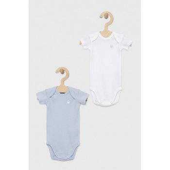 United Colors of Benetton body din bumbac pentru bebelusi 2-pack