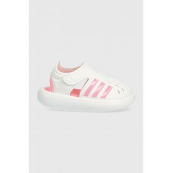 adidas sandale copii WATER SANDAL I culoarea alb