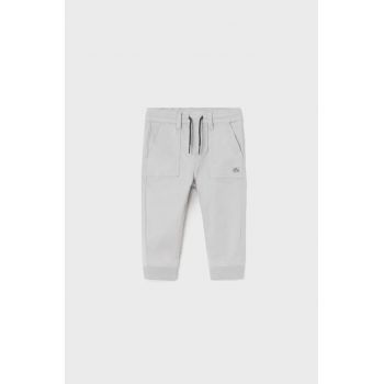 Mayoral pantaloni bebe culoarea gri, neted