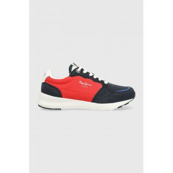 Pepe Jeans sneakers pentru copii York Mix B culoarea rosu