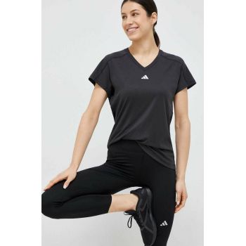 adidas Performance tricou de antrenament Training Essentials culoarea negru HN5543