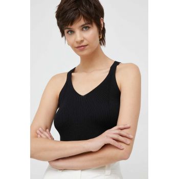 Sisley top femei, culoarea negru