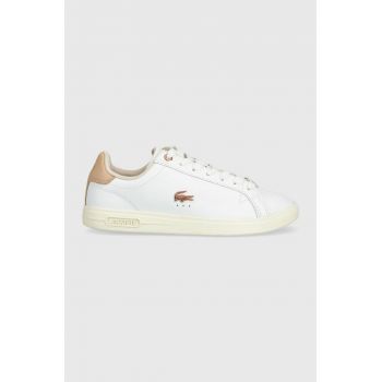 Lacoste sneakers din piele GRADUATE PRO culoarea alb, 44SFA0062