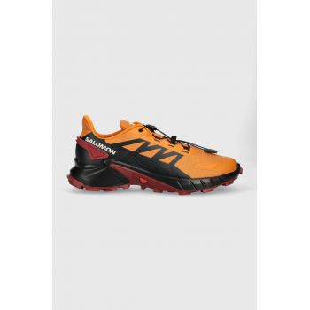 Salomon pantofi Supercross 4 barbati, culoarea portocaliu
