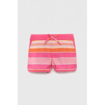 Columbia pantaloni scurti copii Sandy Shores Boardshort culoarea roz, modelator