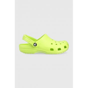 Crocs slapi copii culoarea verde