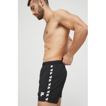 Fila pantaloni scurti de baie culoarea negru