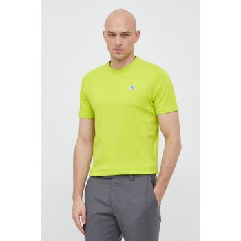 North Sails tricou din bumbac culoarea verde, neted