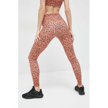 Billabong leggins de antrenament Adventure culoarea rosu, modelator