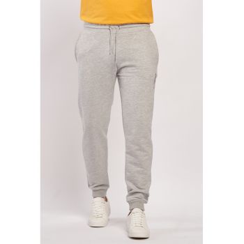 Pantaloni sport cu doua buzunare oblice frontale