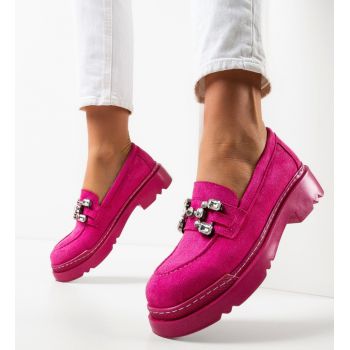 Pantofi Casual dama Maraya Fuchsia