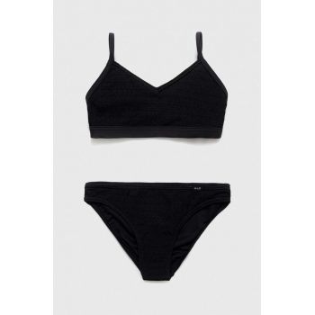 Abercrombie & Fitch costum de baie pentru copii din două piese culoarea negru