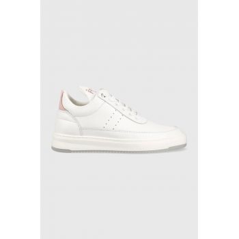 Filling Pieces sneakers din piele Low top Bianco culoarea alb, 10127792081