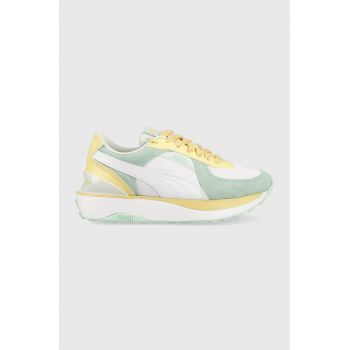 Puma sneakers Cruise Rider NU Pastel Wns culoarea verde