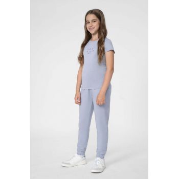 4F pantaloni de trening pentru copii F158 neted