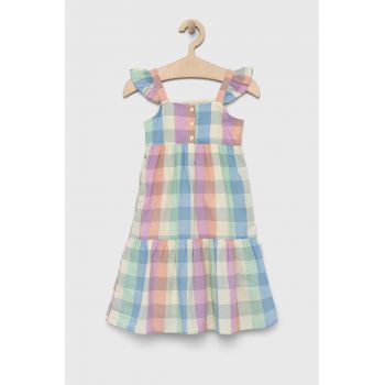 GAP rochie din bumbac pentru copii midi, evazati