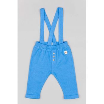 zippy pantaloni de bumbac pentru copii neted