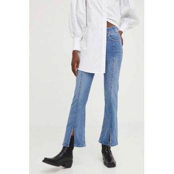 Answear Lab jeansi x colecția limitată SISTERHOOD femei medium waist