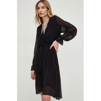 Answear Lab rochie culoarea negru, mini, evazati