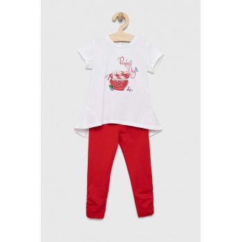 Birba&Trybeyond compleu bebe culoarea rosu de firma original