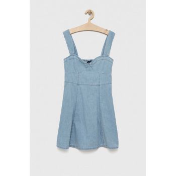 GAP rochie din denim pentru copii mini, evazati