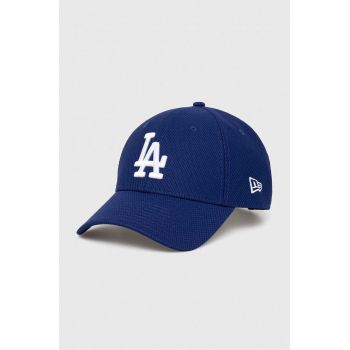 New Era sapca culoarea albastru marin, cu imprimeu, LOS ANGELES DODGERS