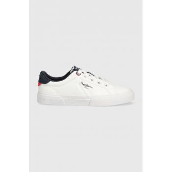 Pepe Jeans sneakers pentru copii culoarea alb