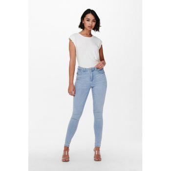 Blugi skinny cu talie medie