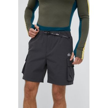 Quiksilver pantaloni scurți outdoor Run Ashore culoarea gri