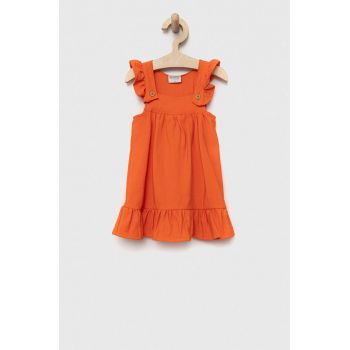 Birba&Trybeyond rochie bebe culoarea portocaliu, mini, drept