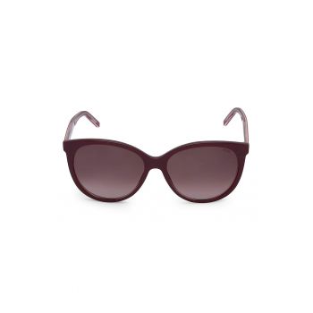 Ochelari de soare cat-eye cu logo discret