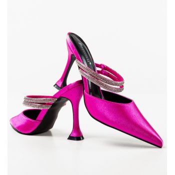 Pantofi cu toc Manyla Fuchsia