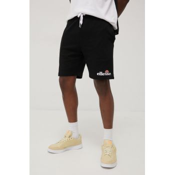 Ellesse pantaloni scurți barbati, culoarea negru SHF09162-BLACK