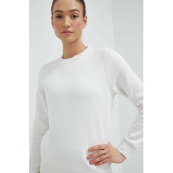 Peak Performance bluza femei, culoarea alb, neted