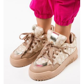 Sneakers dama Gaston Bej