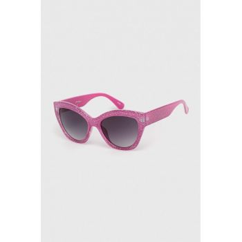 Jeepers Peepers ochelari de soare culoarea roz