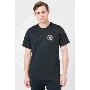 Tricou regular fit unisex de bumbac cu imprimeu