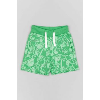 zippy pantaloni scurti bebe culoarea verde, talie reglabila