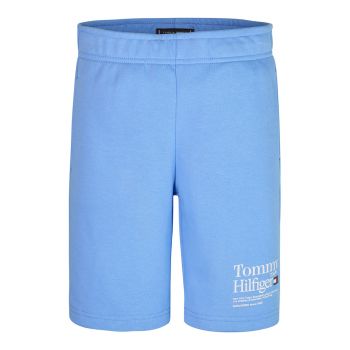 Pantaloni scurti din amestec de bumbac organic cu logo