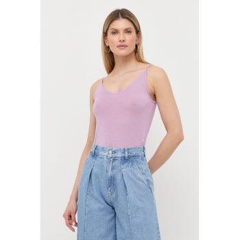 Marella top femei, culoarea violet ieftin