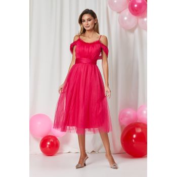 Rochie Queeny Fucsia