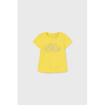 Mayoral tricou bebe culoarea galben