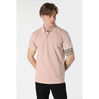 Tricou polo de bumbac din material pique