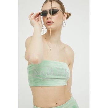 Von Dutch top femei, culoarea verde