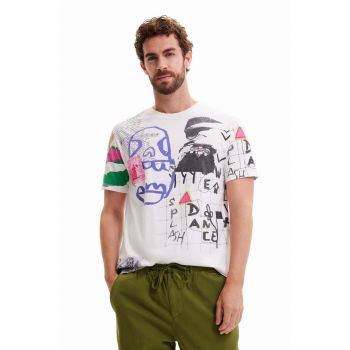 Desigual tricou din bumbac modelator