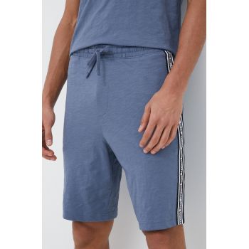 Michael Kors pantaloni scurți de lounge culoarea albastru marin