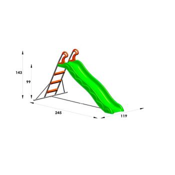 Tobogan cu scara Danu 215 cm