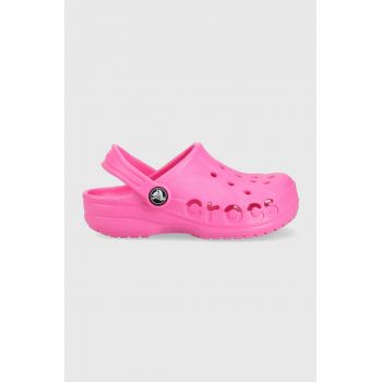 Crocs slapi copii culoarea roz de firma originali